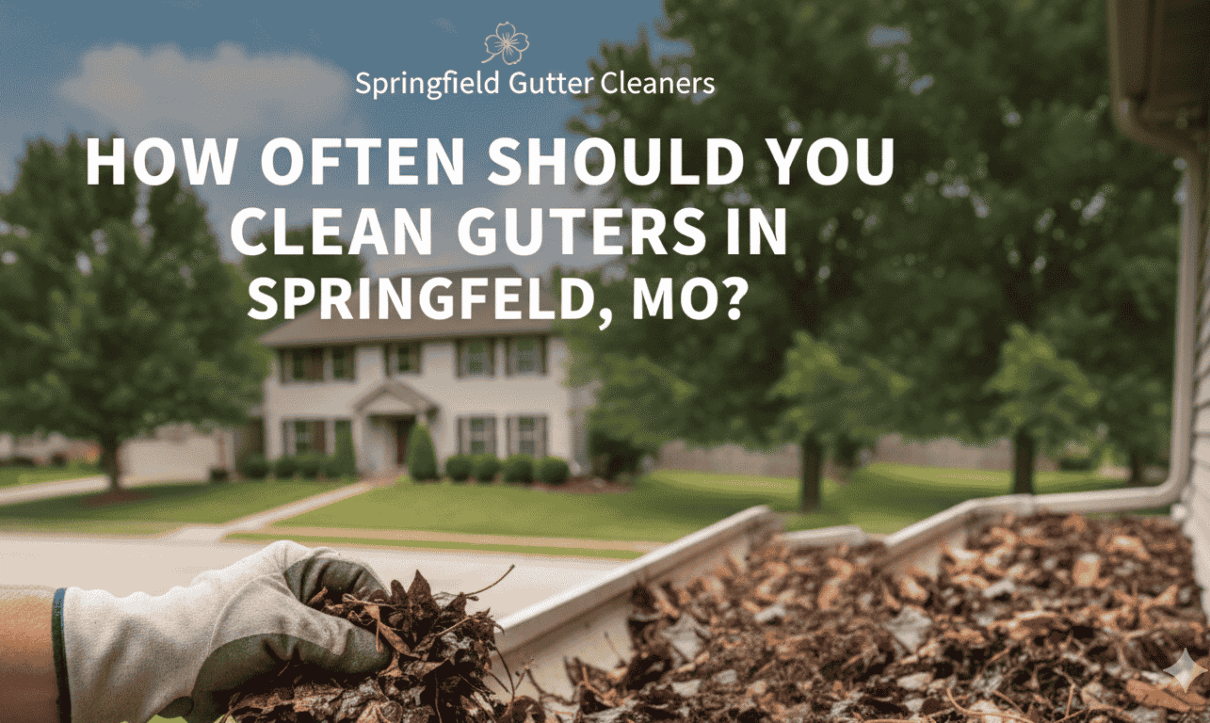 gutter cleaning schedule