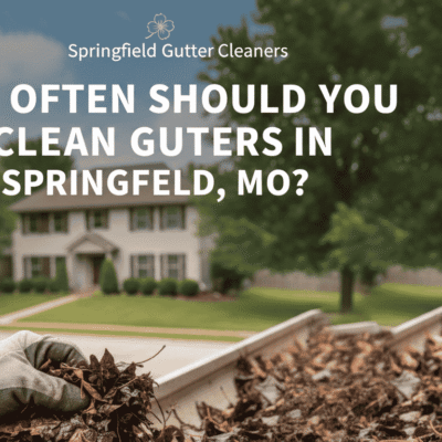 gutter cleaning schedule