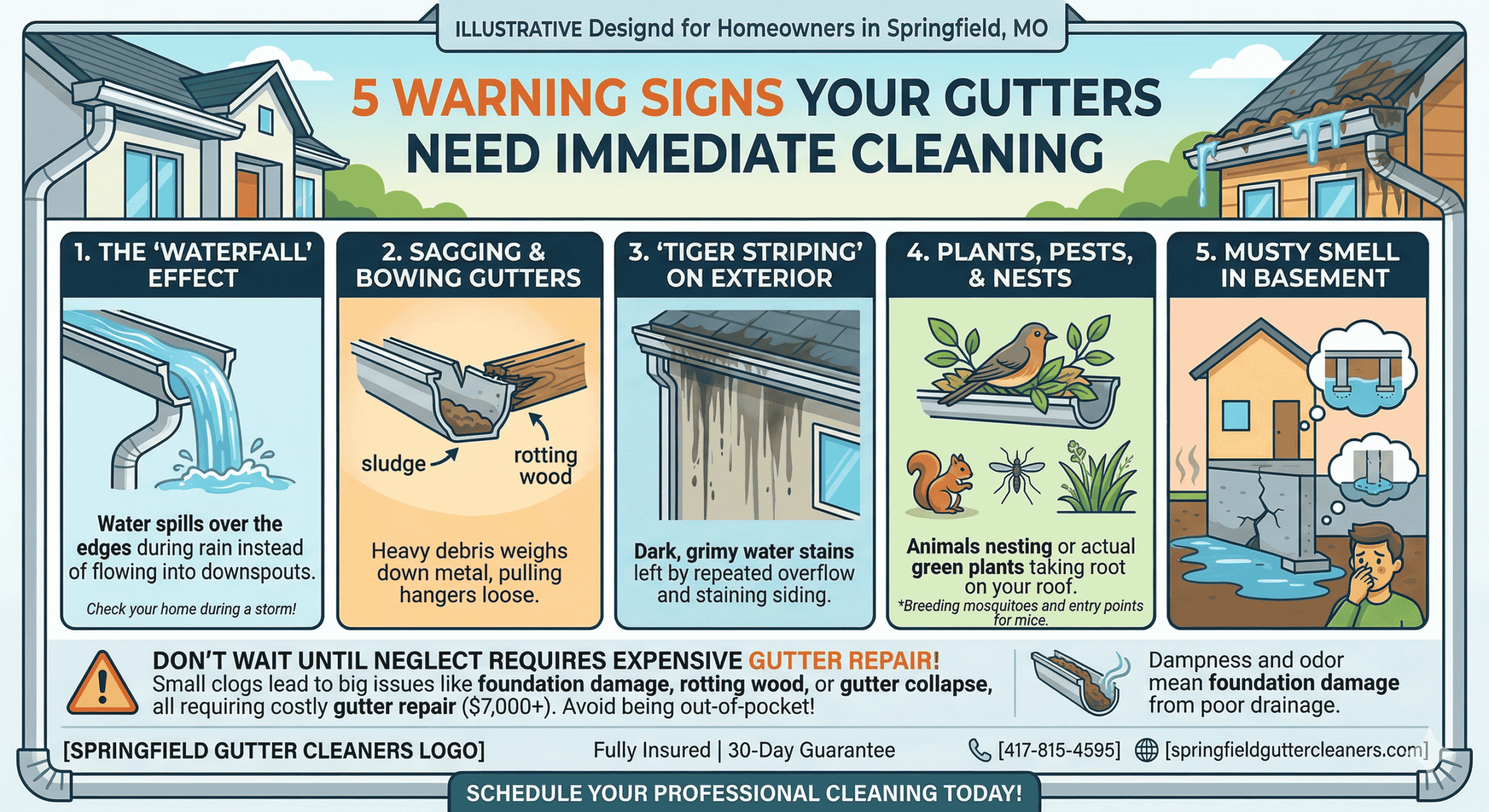 5 signs infographics